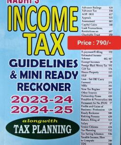 Nabhi’s Income Tax Guidelines & Mini Ready Reckoner 2023-24 & 2024-25