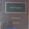 Sweet & Maxwell's Privilege by Colin Passmore - 4th South Asian Edition 2022