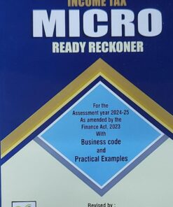 B.C. Publication's Easy Guide to Income Tax Micro Ready Reckoner by Kalyan Sengupta - Edition 2023