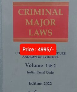 Whitesmann's Criminal Major Laws (2 Vols) by K. D. Gaur - Edition 2022