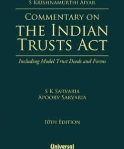 Lexis Nexis's Commentary on the Indian Trusts Act by S Krishnamurthy Aiyar