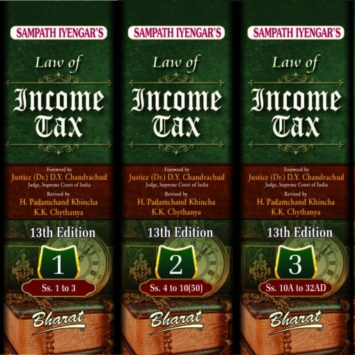 Get Sampath Iyengar's Law of Income Tax, 13th Ed 2022