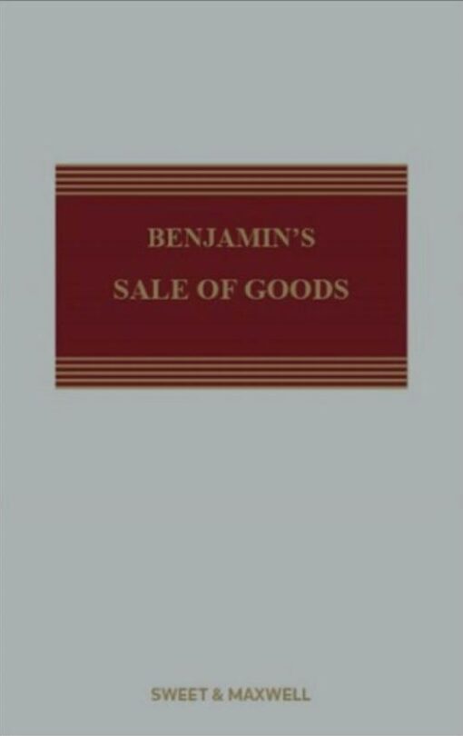 Sweet & Maxwell's Sale of Goods by Benjamin - South Asian Reprint of the 11th Edition