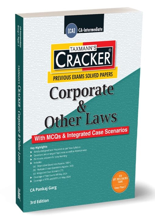 Taxmann's Cracker - Corporate and Other Laws by Pankaj Garg for Sept 2024