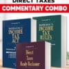 Taxmann's COMMENTARY COMBO | Direct Tax Laws | Master Guide to Income Tax Act & Rules and Direct Taxes Ready Reckoner (DTRR) | Finance Act 2023 Edition | A.Y. 2023-24 & 2024-25 | 2023 Edition | Set of 3 Books