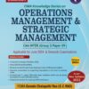 Commercial's Operations Management & Strategic Management by CMA G.C. Rao for June 2024 Exam