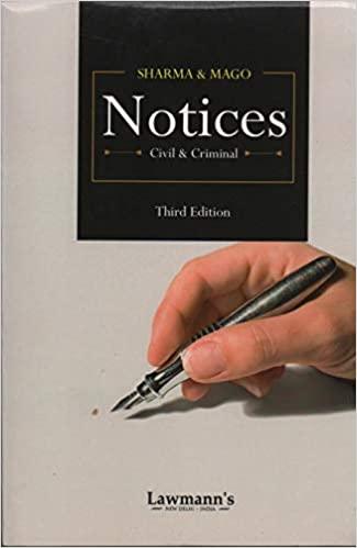 KP's Notices (Civil & Criminal) by K M Sharma - 3rd Edition 2023