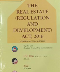 Puliani's The Real Estate (Regulation and Development) Act, 2016 by CR Rao - 1st Edition 2022