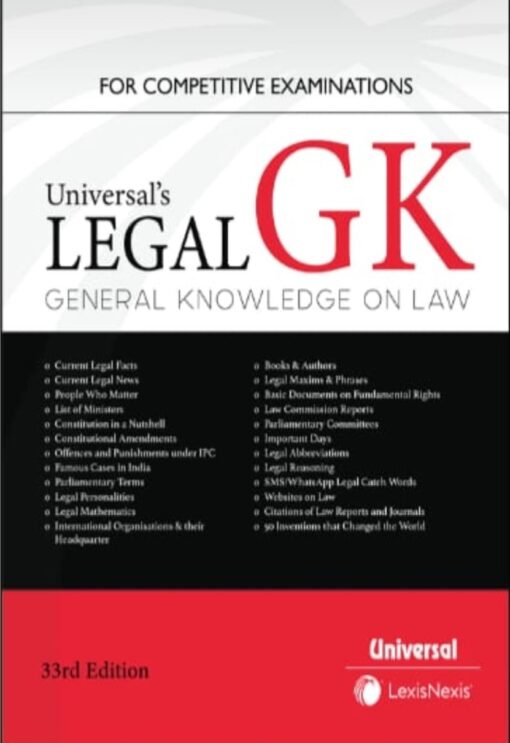 Lexis Nexis's Legal GK (General Knowledge on Law) for Competitive Examinations by Universal