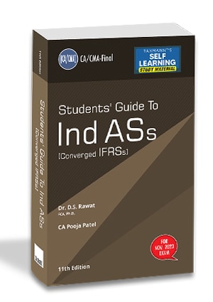 Taxmann's Student's Guide To Ind ASs [Converged IFRSs] by Dr. D.S. Rawat for Nov 2023
