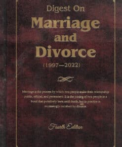 KP's Digest on Marriage and Divorce (1997-2022) by A S Arora - 4th Edition 2023