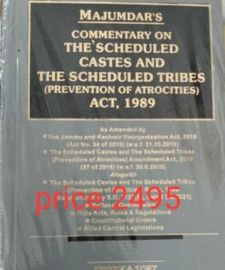 Sweet & Soft's Commentary on The Scheduled Castes and The Scheduled Tribes (Prevention of Atrocities) Act, 1989 by Majumdar