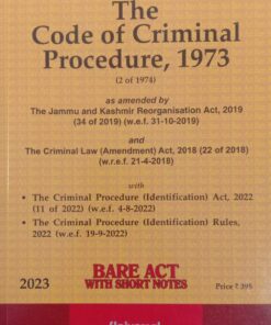 Lexis Nexis’s Code of Criminal Procedure, 1973 (Bare Act) - 2023 Edition