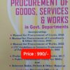 Nabhi’s Manual for Procurement of Goods, Services & Works in Govt Department - Edition 2023