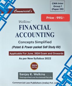 Commercial's Financial Accounting Concepts Simplified by Sanjay K. Welkins for June 2024 Exam