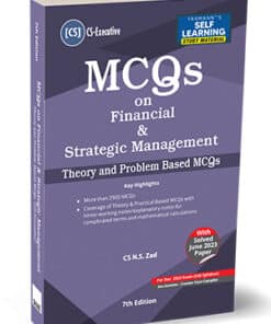 Taxmann's MCQs on Financial & Strategic Management by N S Zad for Dec 2023