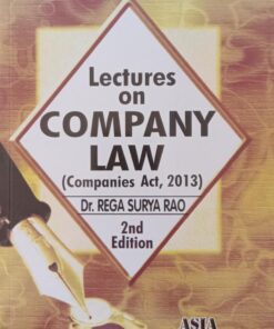 ALH's Lectures on Company Law by Dr. Rega Surya Rao - 2nd Edition Reprint 2023