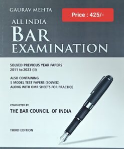 Vinod Publication's All India Bar Examination Solved Papers by Gaurav Mehta