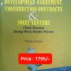 Development Agreement, Construction Contracts & Joint Venture (Real Estate) by Nishant Johri - 3rd Edition 2023