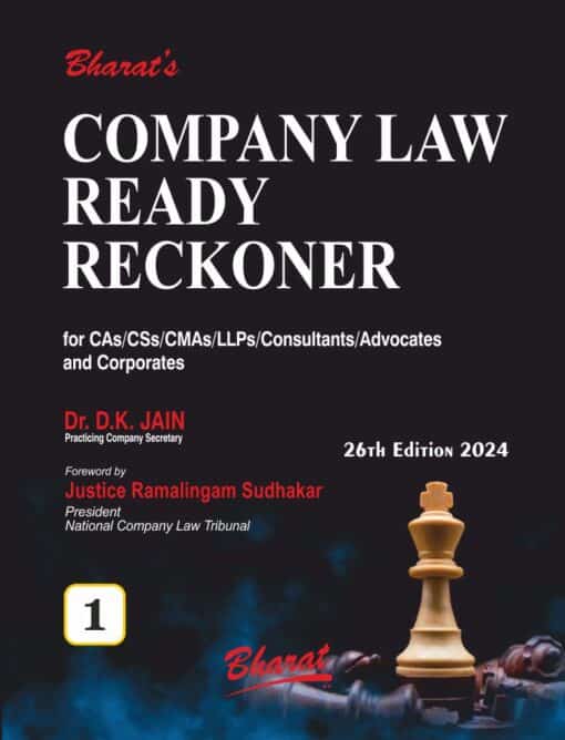 Bharat's Company law Ready Reckoner by Dr. D.K. Jain - 26th Edition 2024