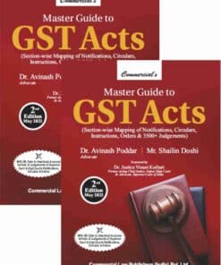 Commercial's Master Guide to GST Acts (2 Volumes) by Dr. Avinash Poddar - 2nd Edition 2023