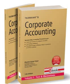 Taxmann's Corporate Accounting - UGCF by Bhushan Kumar Goyal - 11th Edition 2024