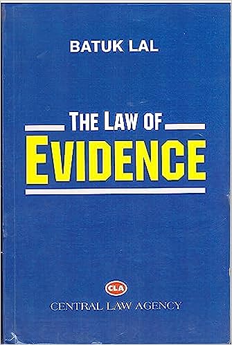 CLA's Law of Evidence by Batuk Lal - 24th Edition 2023