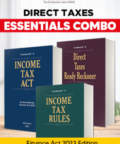 Taxmann's ESSENTIALS COMBO | Direct Tax Laws | Income Tax Act, Income Tax Rules & Direct Taxes Ready Reckoner | Finance Act 2023 | A.Y. 2023-24 & 2024-25 | 2023 Edition | Set of 3 Books