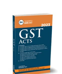 Taxmann's GST Acts (Pocket Edition) - 11th Edition September 2023
