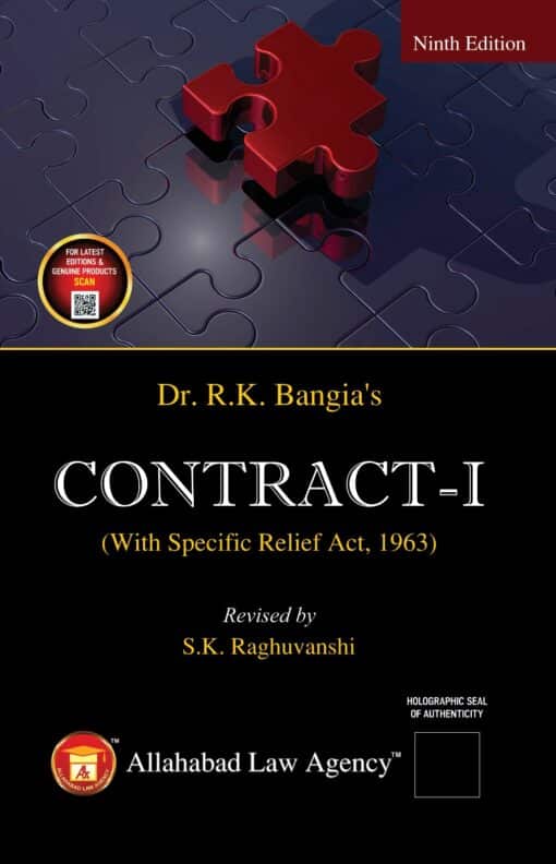 ALA's Law of Contract I by Dr. R.K. Bangia - 9th Edition 2023