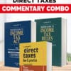 Taxmann's COMMENTARY COMBO | Direct Tax Laws | Master Guide to Income Tax Act & Rules and Direct Taxes Law & Practice | Professional Edition | Finance Act 2023 Edition | AYs 2023-24 & 2024-25 | 2023 Edition | Set of 3 Books