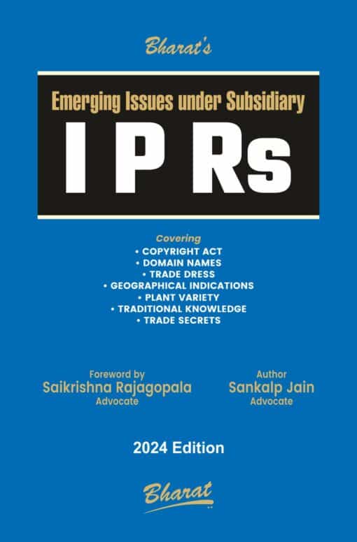 Bharat's Emerging Issues under Subsidiary I P Rs by Sankalp Jain
