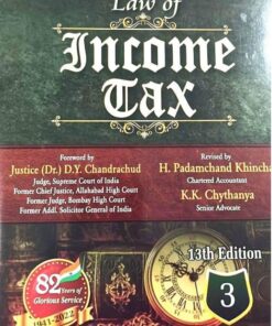 Bharat's Law of Income Tax (Volume 3) By Sampath Iyengar - 13th Edition 2024