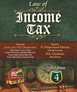 Bharat's Law of Income Tax (Volume 4) By Sampath Iyengar - 13th Edition 2024