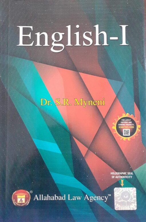 ALA's English-I by Dr. S.R. Myneni - Reprint 2024