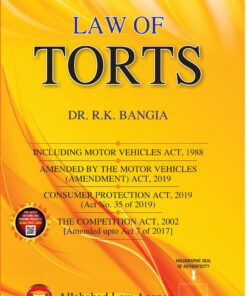 ALA's Law of Torts with Consumer Protection Act by R.K. Bangia - 26th Edition Reprint 2024