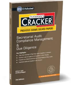 Taxmann's Cracker - Secretarial Audit Compliance Management & Due Diligence by Divya Bajpai for June 2024