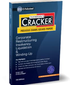 Taxmann's Cracker - Corporate Restructuring Insolvency Liquidation & Winding-Up by N.S. Zad for June 2024
