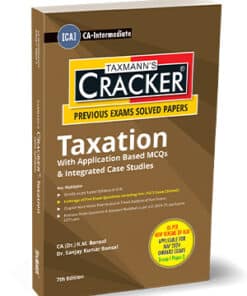 Taxmann's Cracker - Taxation (CA-Inter) by K.M Bansal for May 2024 Exams