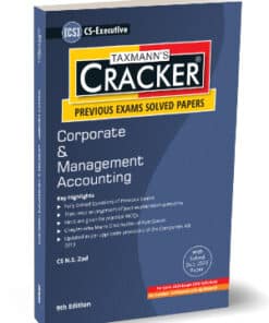 Taxmann's Cracker - Corporate & Management Accounting by N.S Zad for June 2024