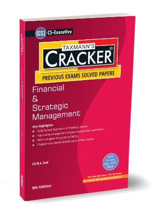 Taxmann's Cracker - Financial & Strategic Management by N S Zad for June 2024