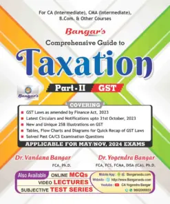Aadhya’s Comprehensive Guide to Taxation (Part-II GST) by Yogendra Bangar for May 2024