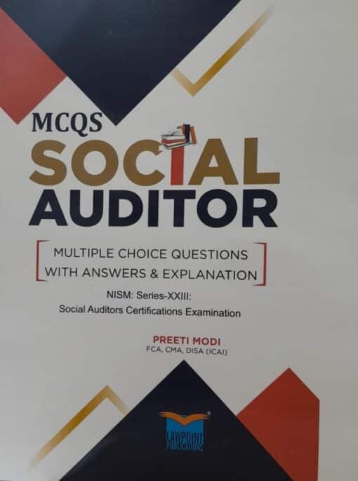 Lawpoint's MCQ's Social Auditor by Preeti Modi - 2nd Revised Edition 2023