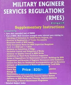 Nabhi’s Manual of Military Engineer Services Regulations RMES alongwith Supplementary Instructions - Edition 2023