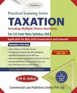 Commercial's Practical Learning Series - Taxation by G. Sekar for May 2024