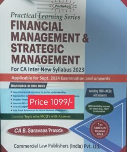 Commercial's Practical Learning Series - Financial Management and Strategic Management by G. Sekar for September 2024