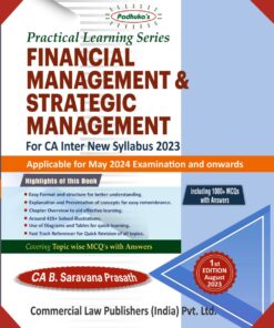 Commercial's Practical Learning Series - Financial Management and Strategic Management by G. Sekar for May 2024