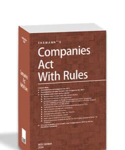 Taxmann's Companies Act with Rules (Paperback Pocket Edition) - 40th Edition January 2024