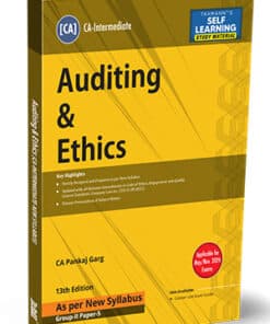 Taxmann's Auditing & Ethics (Auditing) by Pankaj Garg for Nov 2023 Exams