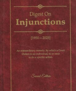 KP's Digest on Injunctions 1950 - 2023 by Jayanti Sahay Gaur - 2nd Edition 2024